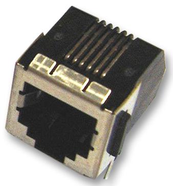 106066-2 JACK, RIGHT ANGLE, SHIELDED, 8/8 AMP - TE CONNECTIVITY