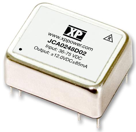 JCA0212S03 CONVERTER, DC/DC, 1O/P, 2W, 3.3V XP POWER