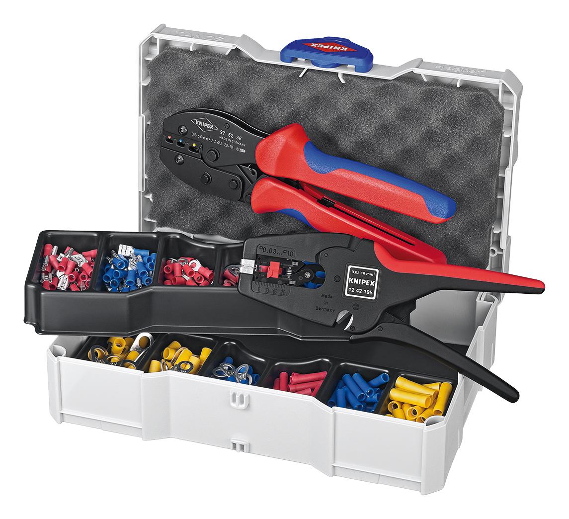 97 90 22 CRIMP ASSORTMENT, WITH PLIERS KNIPEX