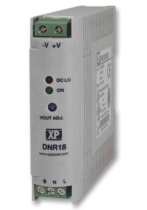 DNR18US15 PSU, DIN RAIL, 18W, 15V XP POWER