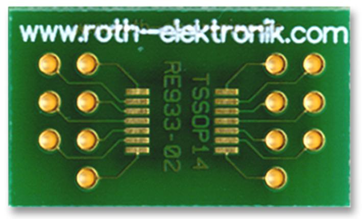 RE933-02 ADAPTOR, SMD, TSSOP-14, 0.65MM ROTH ELEKTRONIK