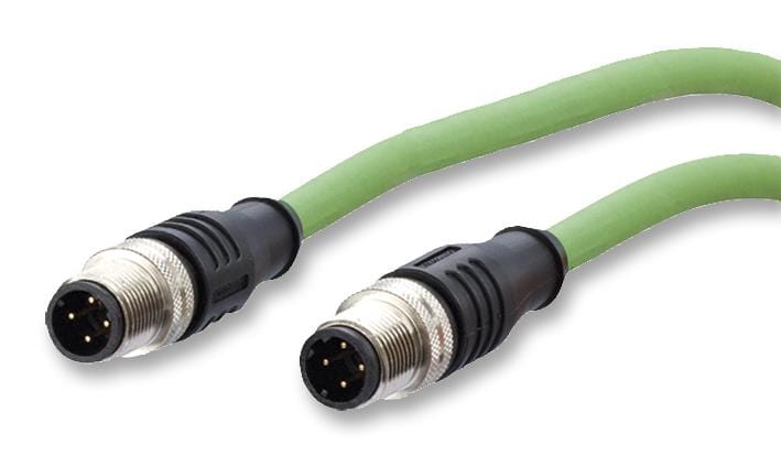 METZ CONNECT Sensor Cable Assemblies 142M1D11050 SENSOR CABLE, M12 PLUG 4POS-PLUG, 5M METZ CONNECT 2442814 142M1D11050