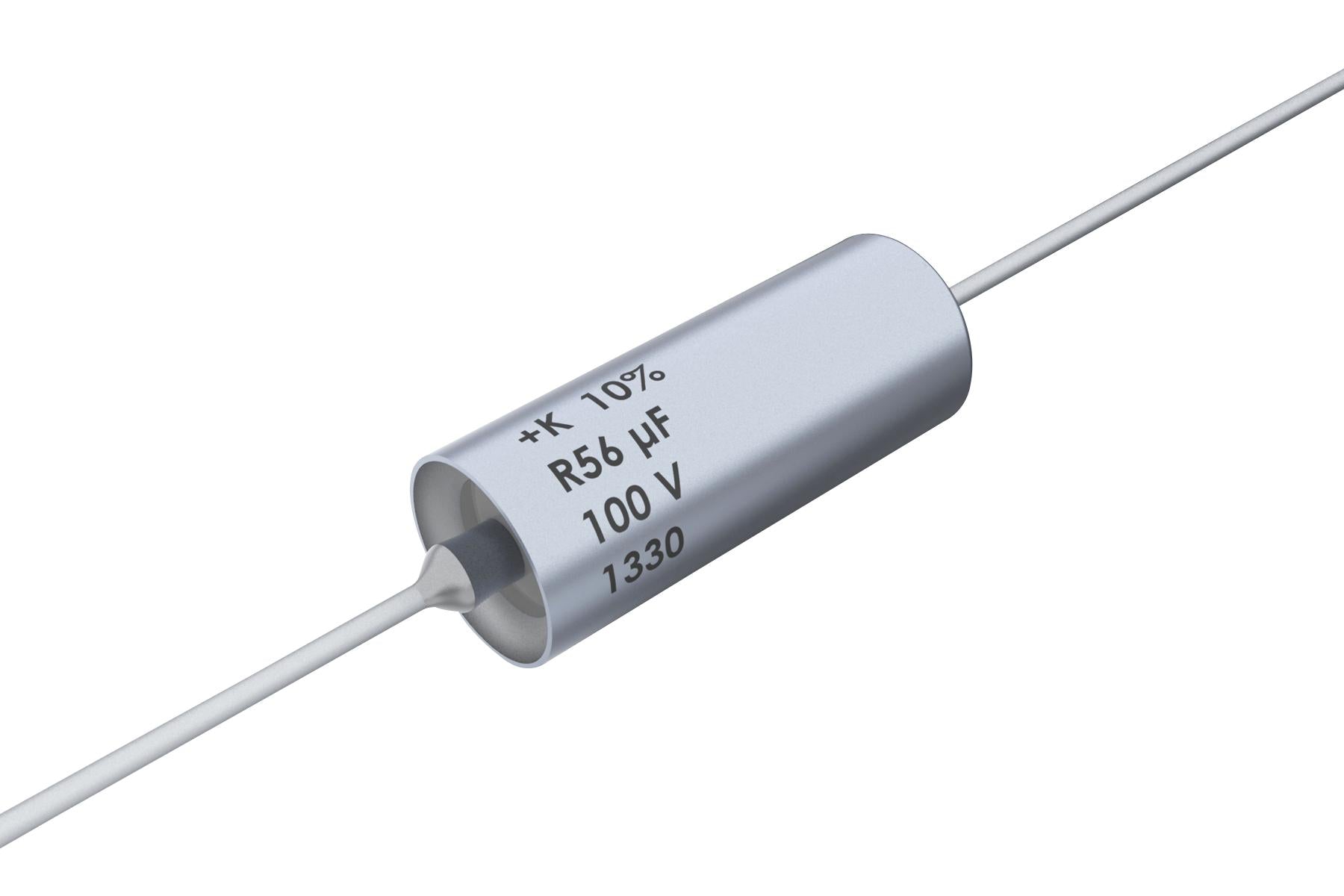 T110A474M035AS CAP, 0.47UF, 35V, TANT, AXIAL KEMET