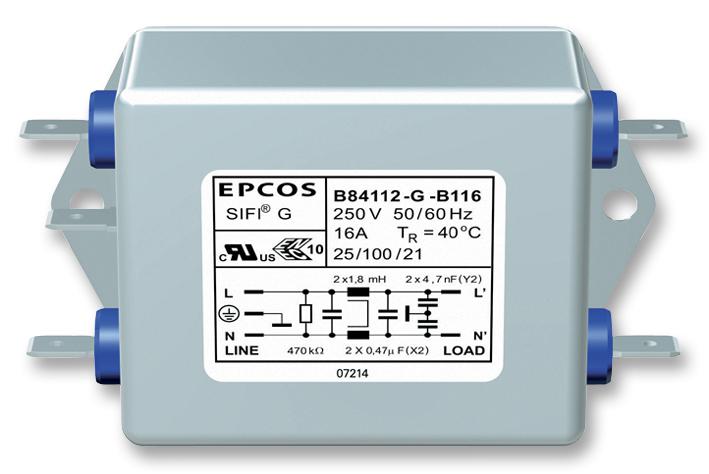 B84112G0000B116 FILTER, 16A, SIFI G EPCOS