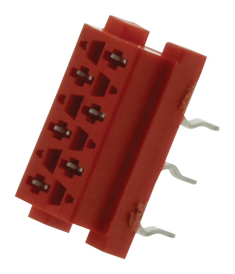 7-215079-6 CONNECTOR, RECEPTACLE, THT, 1.27MM, 6WAY AMP - TE CONNECTIVITY