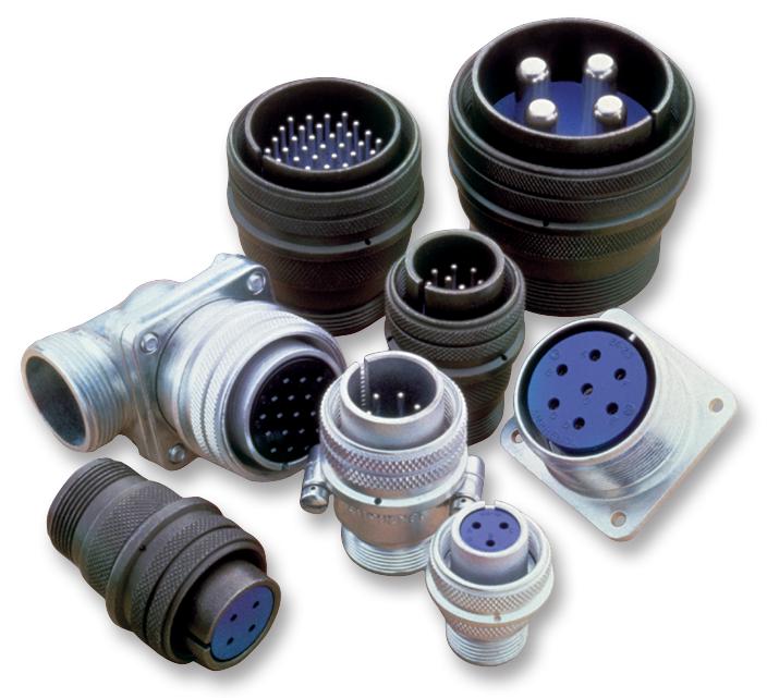MS3107A24-6P CONNECTOR, CIRCULAR, 8WAY, SIZE 24 AMPHENOL INDUSTRIAL