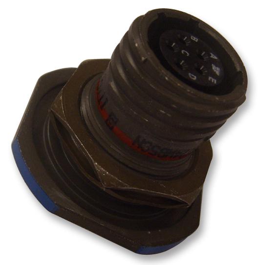 D38999/24WC4BN CONNECTOR, CIRCULAR, 13-4, 4WAY, SIZE 13 AMPHENOL INDUSTRIAL