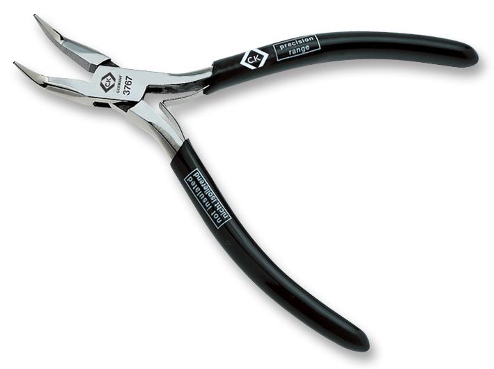 T3767 ELECTRONIC PLIER, SNIPE NOSE, BENT CK TOOLS