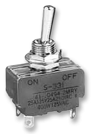 S333 TOGGLE SWITCH, DPDT, ON-OFF-ON NKK SWITCHES