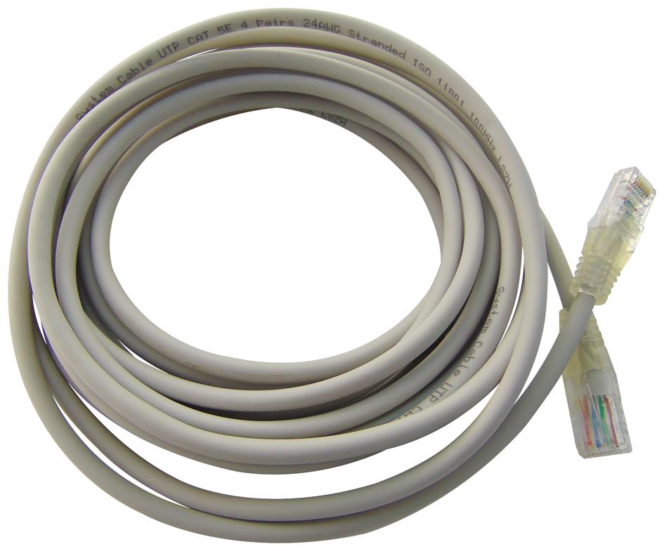 1965-2X PATCH LEAD, CAT 5E UTP, CROSS, 2M VIDEK