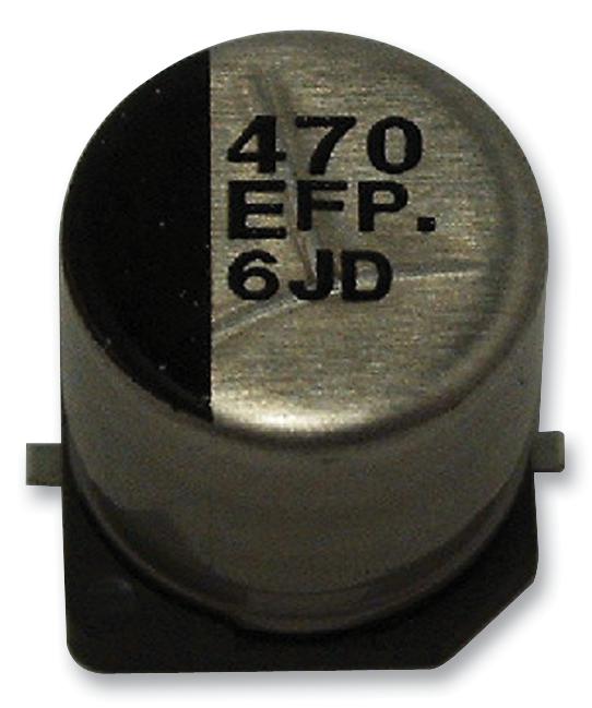 EEEFP0J471AP CAP, 470µF, 6.3V, RADIAL, SMD PANASONIC