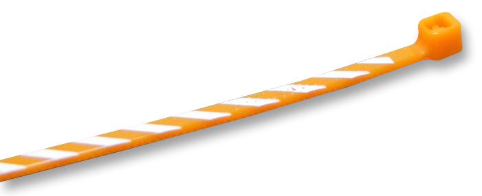 PLT1M-L3-10 CABLE TIE, ORANGE/WHITE, 102MM, PK50 PANDUIT