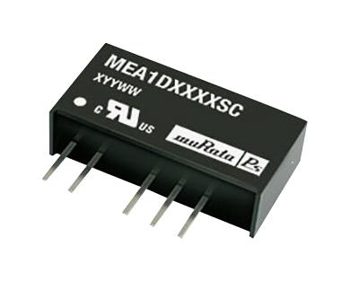 MEA1D1205SC CONVERTER, DC/DC, SIL, 1W, 5V MURATA POWER SOLUTIONS