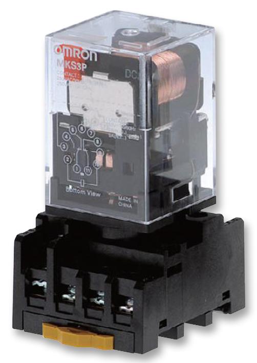 MKS3PI5 DC24 RELAY, 3PDT, 250VAC, 30VDC, 10A OMRON