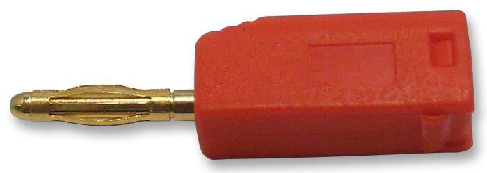 25.206.1 PLUG, 2MM, STACKABLE, RED MULTICOMP