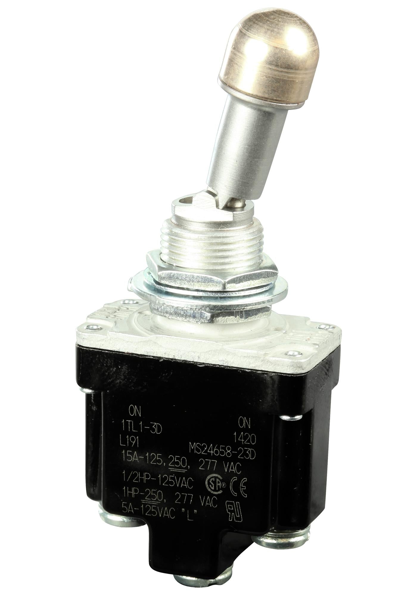 1TL1-3D TOGGLE SWITCH, 1 POLE, ON-ON HONEYWELL