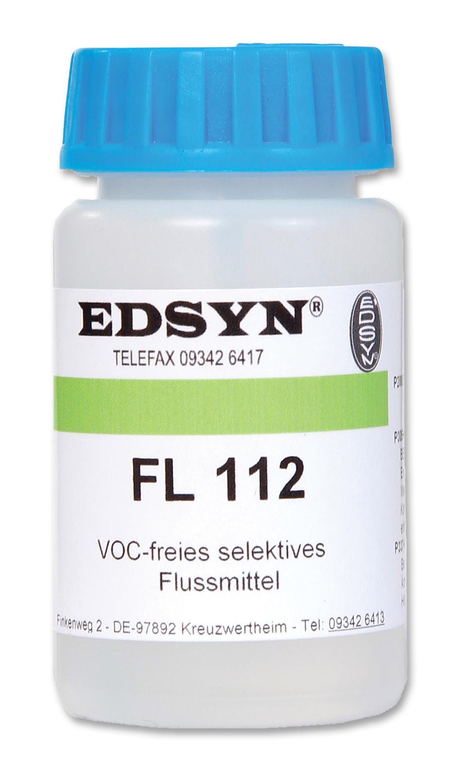 FL 112 FLUXI FLUX NO-CLEAN, VOC-FREE, F-SW34, 30ML EDSYN