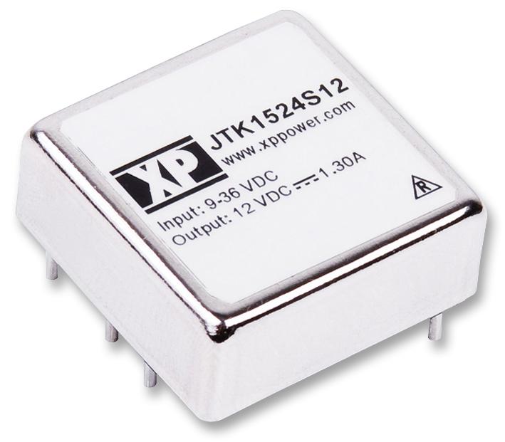 JTK1524D05 CONVERTER, DC/DC 15W, +/-5V WIDE I/P XP POWER