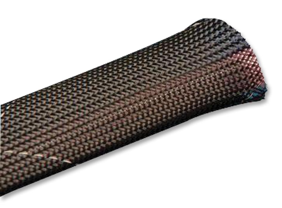 GRP1101/2 NA002 SLEEVING, BRAID, NAT, 6.35MM, 152.4M ALPHA WIRE