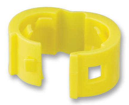 PCBANDYL-Q CABLE CLIP, PATCH CORD, YELLOW, PK25 PANDUIT