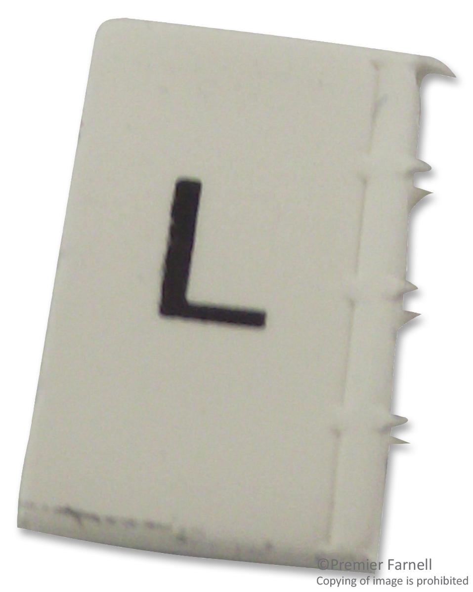 LHS6-2TW/L CABLE MARKER, H/S, 6/2, L, PK100 PRO POWER