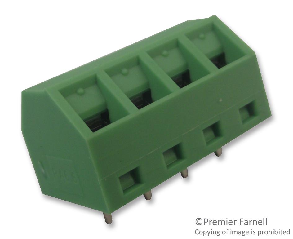 SMKDSN1,5/4-5,08 TERMINAL BLOCK, WIRE TO BRD, 4POS, 16AWG PHOENIX CONTACT