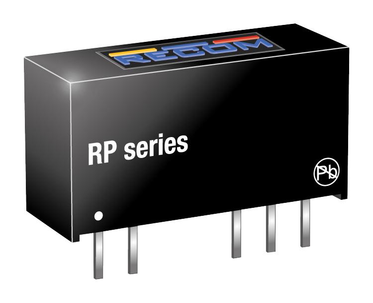 RP-0505S/P DC-DC CONVERTER, 5V, 0.2A RECOM POWER