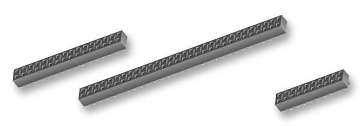 HLE-103-02-L-DV CONNECTOR, RCPT, 6POS, 2ROW, 2.54MM SAMTEC