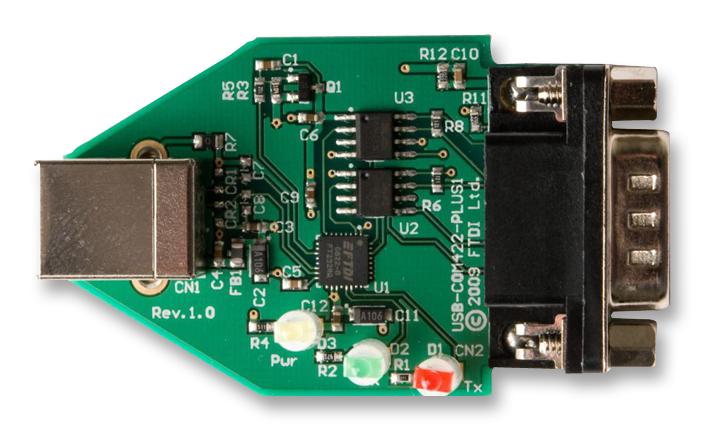USB-COM422-PLUS1 MOD, USB FS TO RS422, 1 PORT, FT232R FTDI