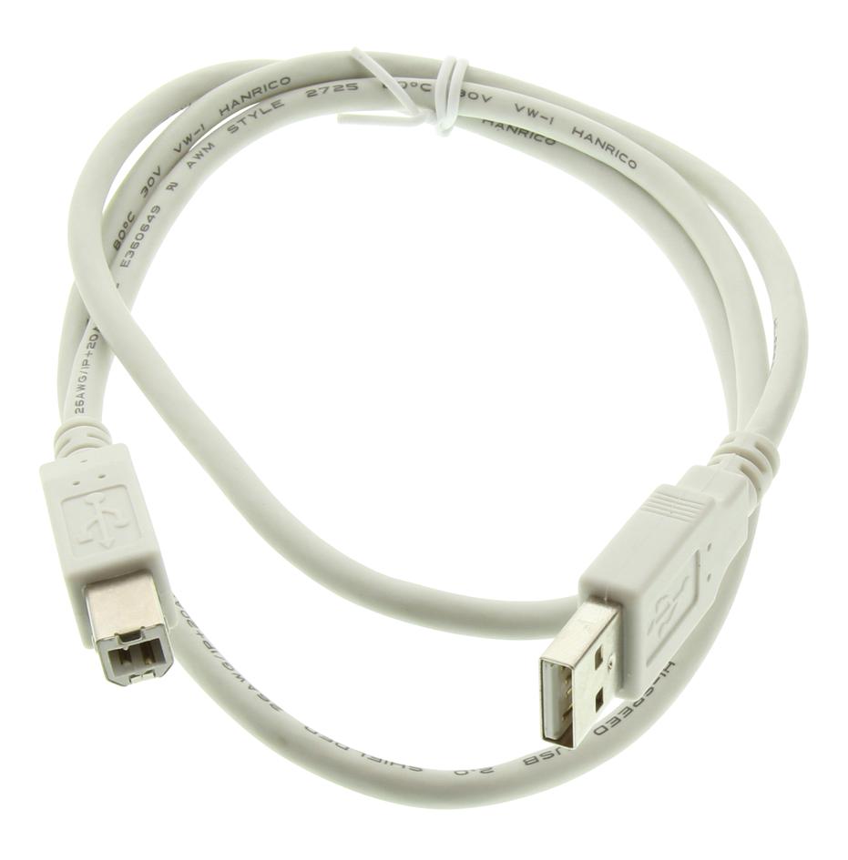 45-1413 USB 1.0 CABLE ASSE,A TO B,1M GC ELECTRONICS