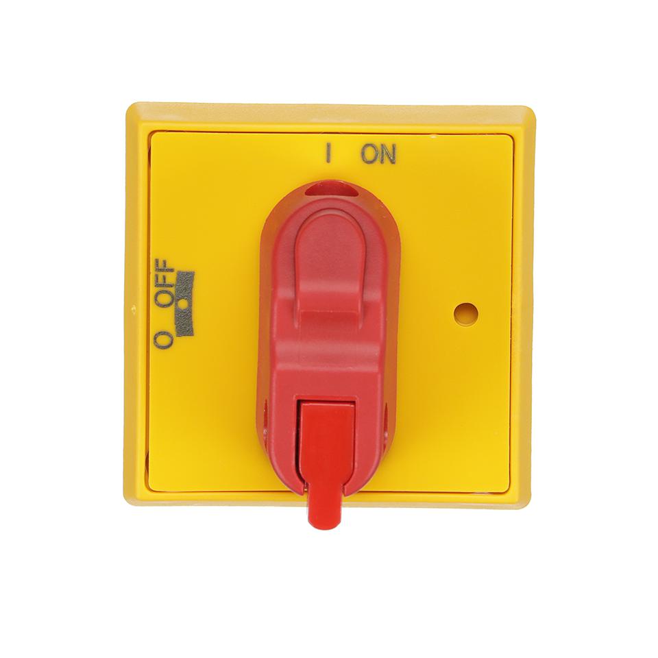 OHYS3RH HANDLE,YEL/RED,IP54,1 PADLOCK ABB