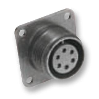 97-3102A12S-6S CIRCULAR CONNECTOR, RCPT, 12S-6, FLANGE AMPHENOL INDUSTRIAL