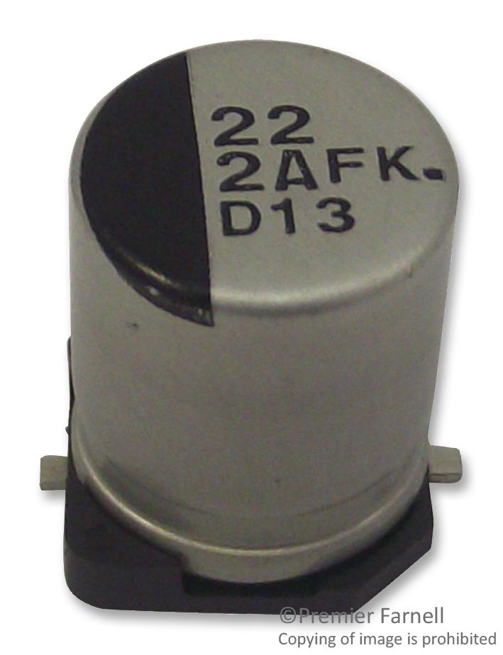 EEEFK2A220P CAP, 22µF, 100V, RADIAL, SMD PANASONIC