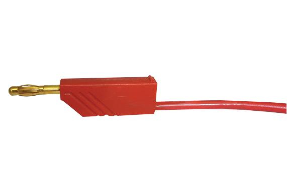 934059701 TEST LEAD, RED, 250MM, 60V, 32A HIRSCHMANN TEST AND MEASUREMENT