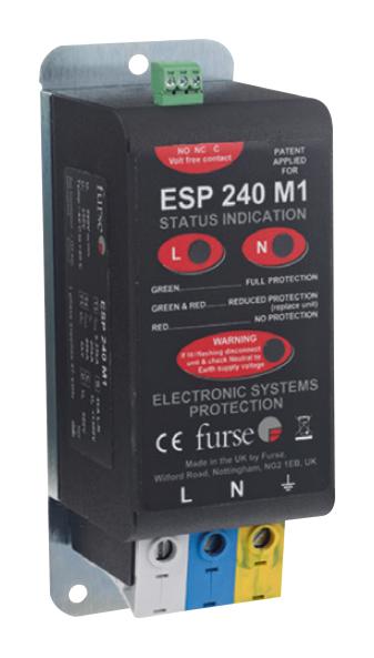 ESP240M1 DATA/SIGNAL LINE PROTECTOR, 2P, PANEL ABB - FURSE