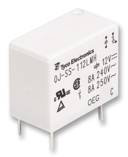 OJE-SH-124LM,000M RELAY, SPST-NO, 250VAC, 30VDC, 3A OEG - TE CONNECTIVITY