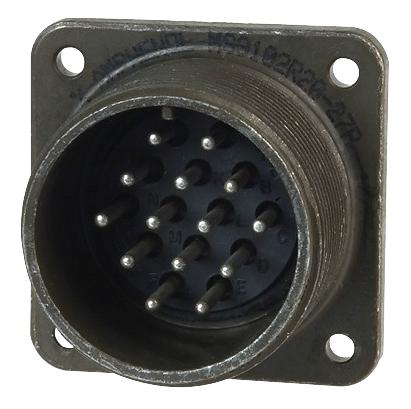 MS3102R16S-4PY CIRCULAR, SIZE 16S, 2WAYS, PIN AMPHENOL
