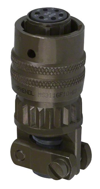 MS3116E8-4SW CIRCULAR, SIZE 8, 4WAY, SKT AMPHENOL