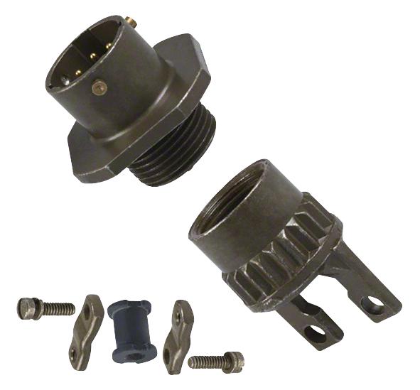 PT01CE8-4P-LC CIRCULAR, SIZE 8, 4WAY, PIN (L/C) AMPHENOL
