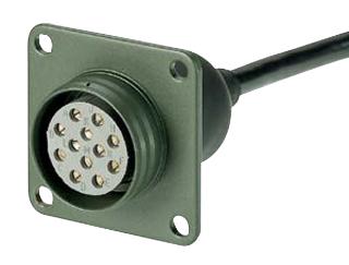 VG95234A-16-12PN CIRCULAR, SIZE 16, 1WAYS, PIN ITT CANNON