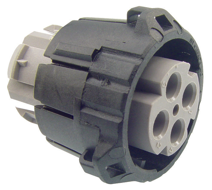 APD-1BS-K2 PLUG, APD, BLACK, 4 WAY ITT CANNON