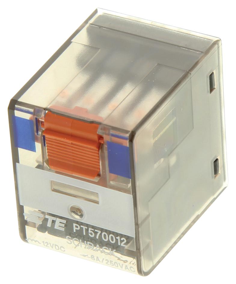 PT570012 RELAY, 4PDT, 240VAC, 6A SCHRACK - TE CONNECTIVITY