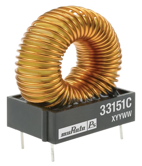 33102C INDUCTOR, 1MH, 0.76A TH TOROID MURATA POWER SOLUTIONS