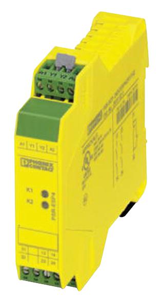 PSR-SCP-24DC/ESP4/2X1/1X2 RELAY, SAFETY, 2NO, 1NC, 250V, 6A PHOENIX CONTACT