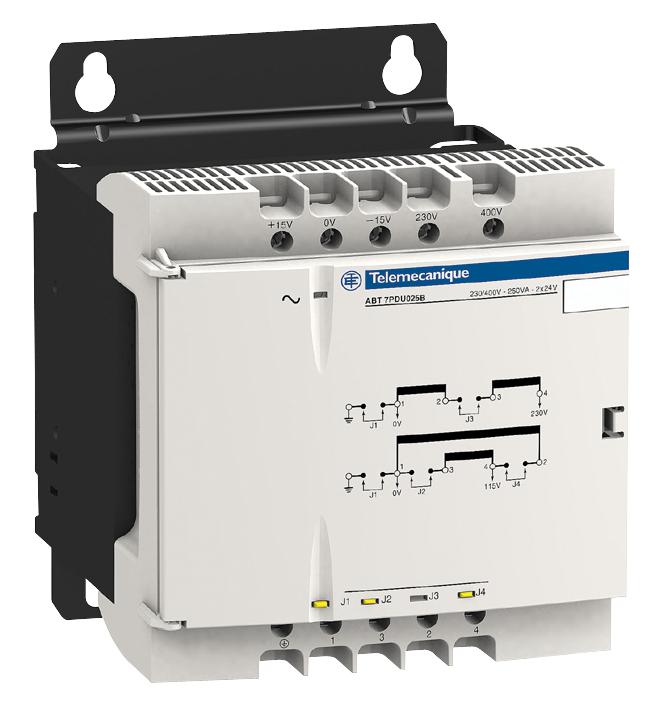 ABT7PDU025G TRANSFORMER, 250VA, 2 X 115V SCHNEIDER ELECTRIC