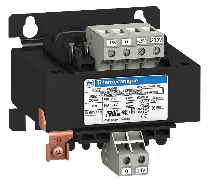 ABT7ESM025B TRANSFORMER, 250VA, 1 X 24V SCHNEIDER ELECTRIC