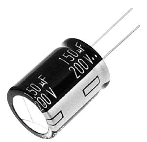 EEUEB1A471S CAP, 470µF, 10V, 20% PANASONIC