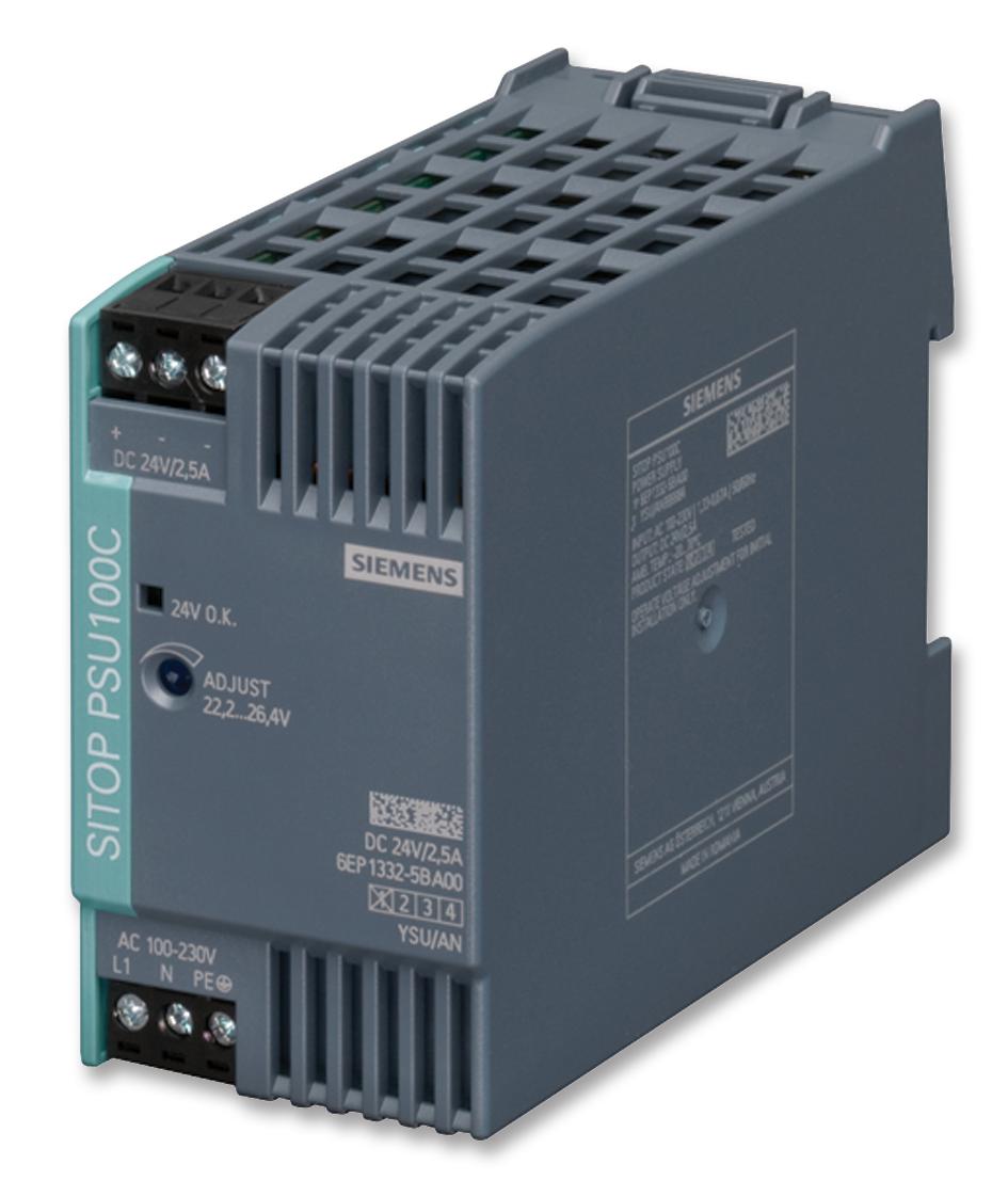 6EP1332-5BA00 PSU, SITOP, AC/DC, 24V, 2.5A SIEMENS