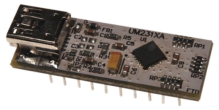 UMFT231XA-01 USB TO UART, EVALUATION MODULE FTDI