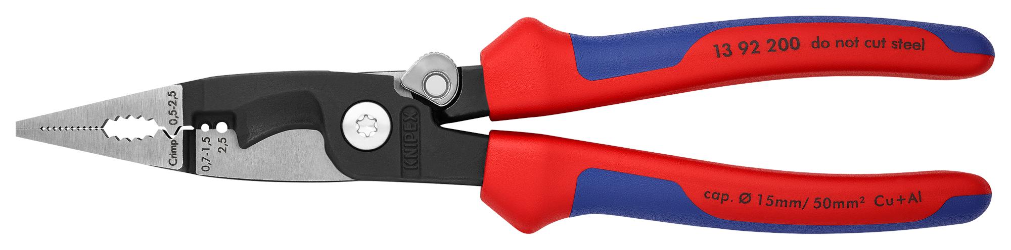 13 92 200 PLIER / CUTTER, ELECTRICIAN KNIPEX